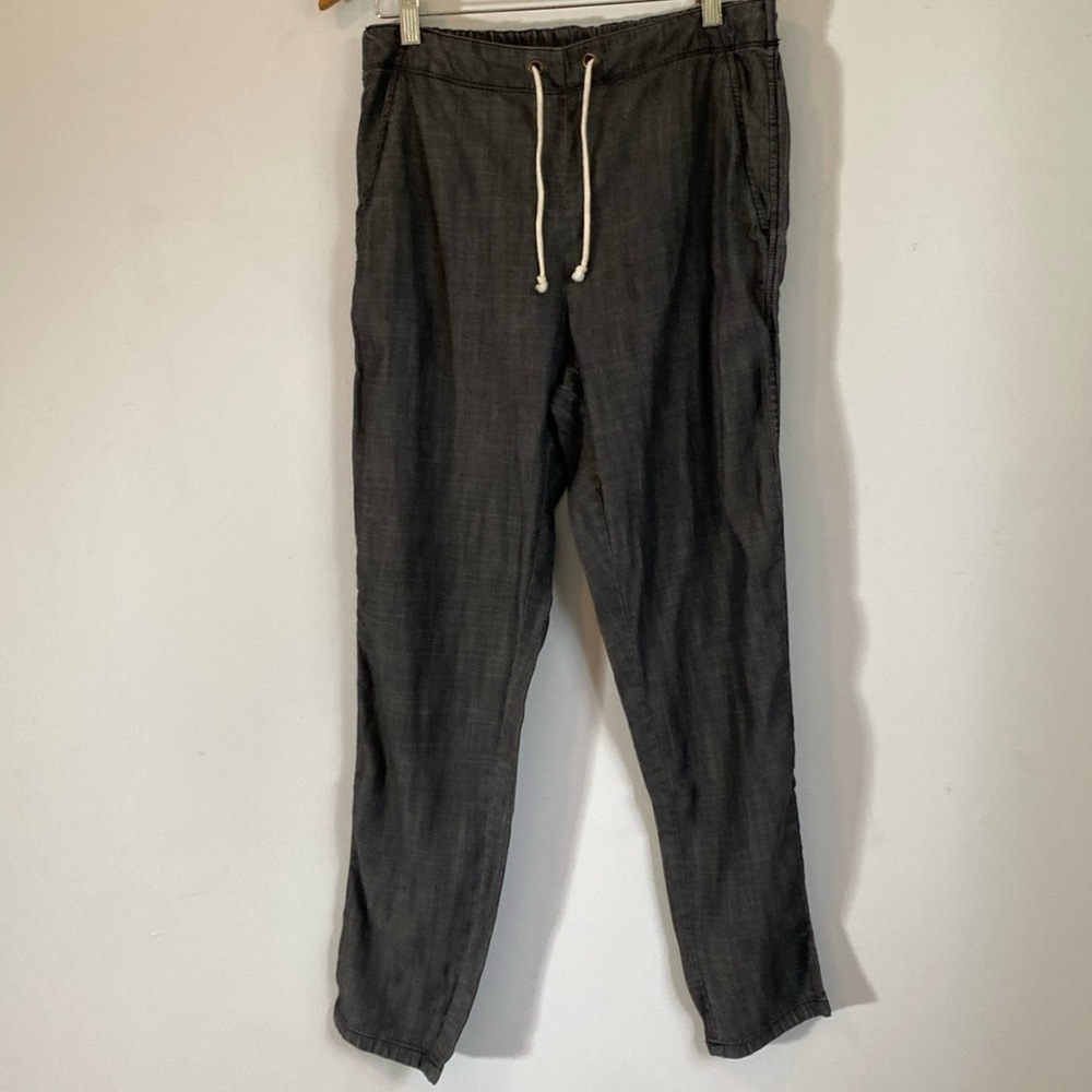 EILEEN FISHER | Grey Tencel Cotton Drawstring Jogger Pant Size XS